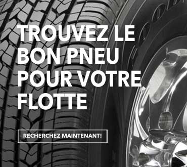 Trouvez le bon pneu pour votre flotte. Recherchez maintenant!
